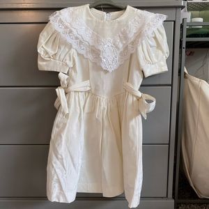 1990s Gunne Sax vintage flower girl/baptism dress